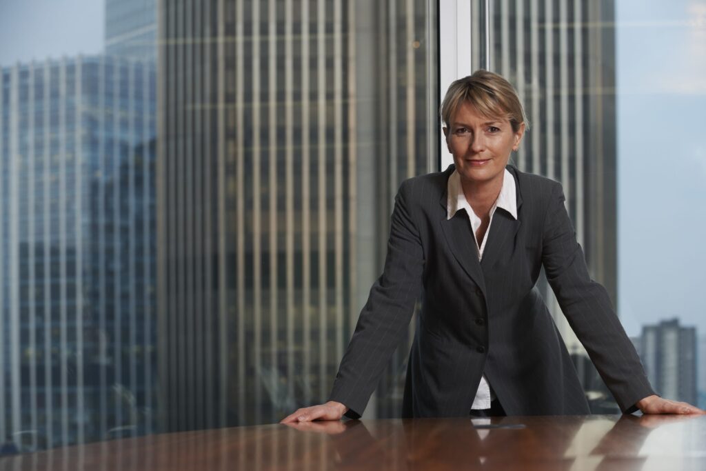 Leader business-woman